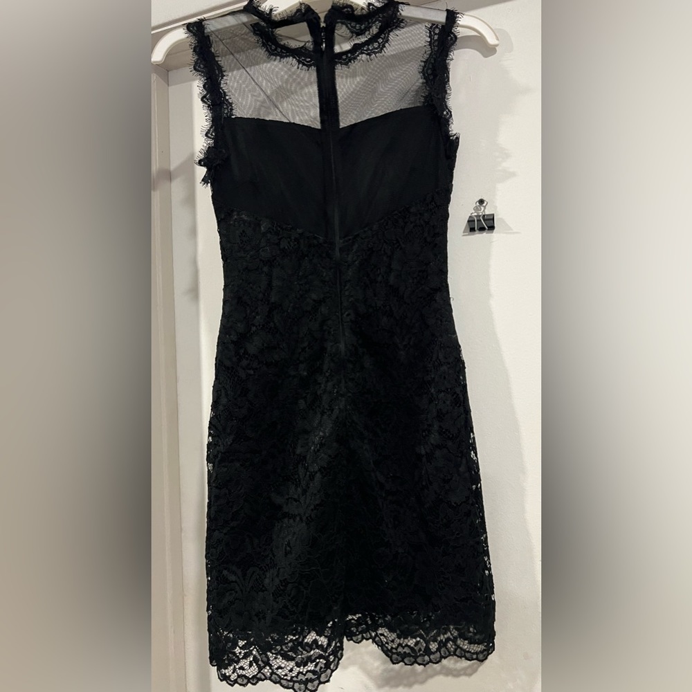 Speechless Black Lace with Mesh Dress Size 1 - Picture 3 of 5